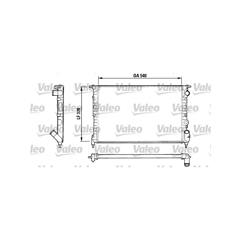 Radiateur, refroidissement du moteur VALEO 816551