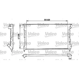 Radiateur, refroidissement du moteur VALEO 816552