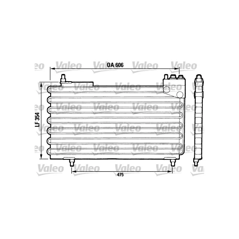 Condenseur, climatisation VALEO 816640