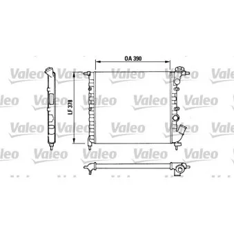 Radiateur, refroidissement du moteur VALEO 816655