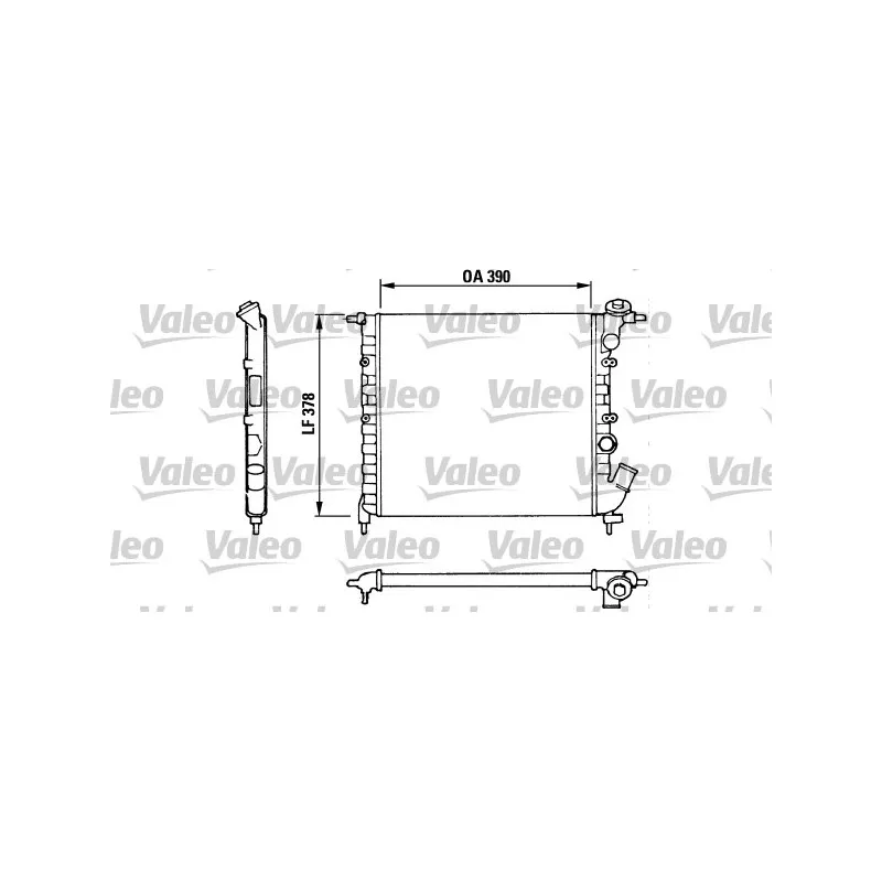 Radiateur, refroidissement du moteur VALEO 816655