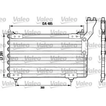 Condenseur, climatisation VALEO