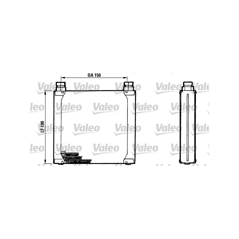 Radiateur d'huile VALEO 816748