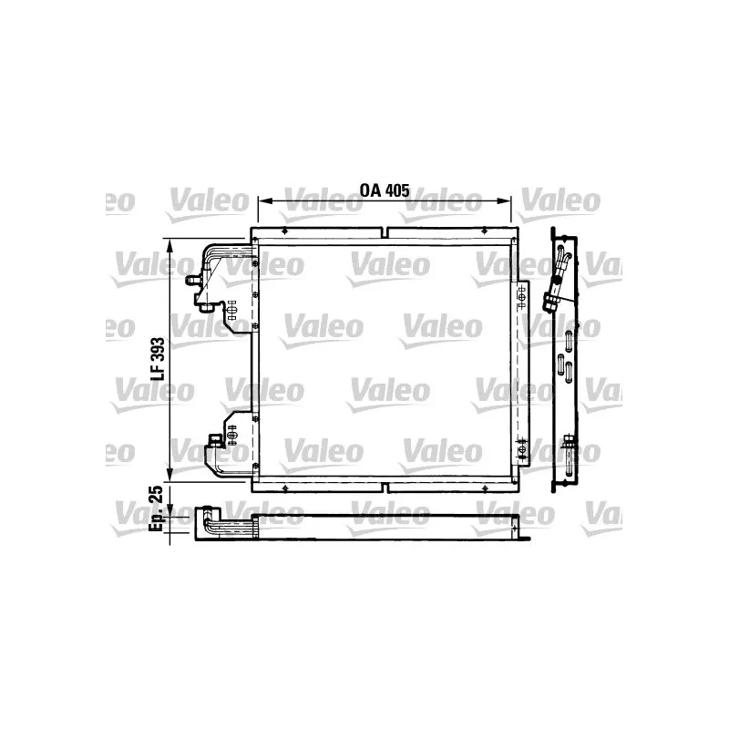 Condenseur, climatisation VALEO 816782