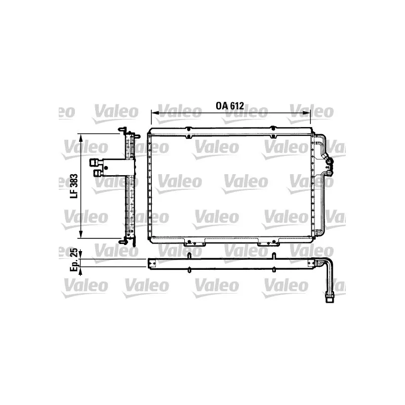 Condenseur, climatisation VALEO 816821