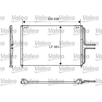 Condenseur, climatisation VALEO 816867