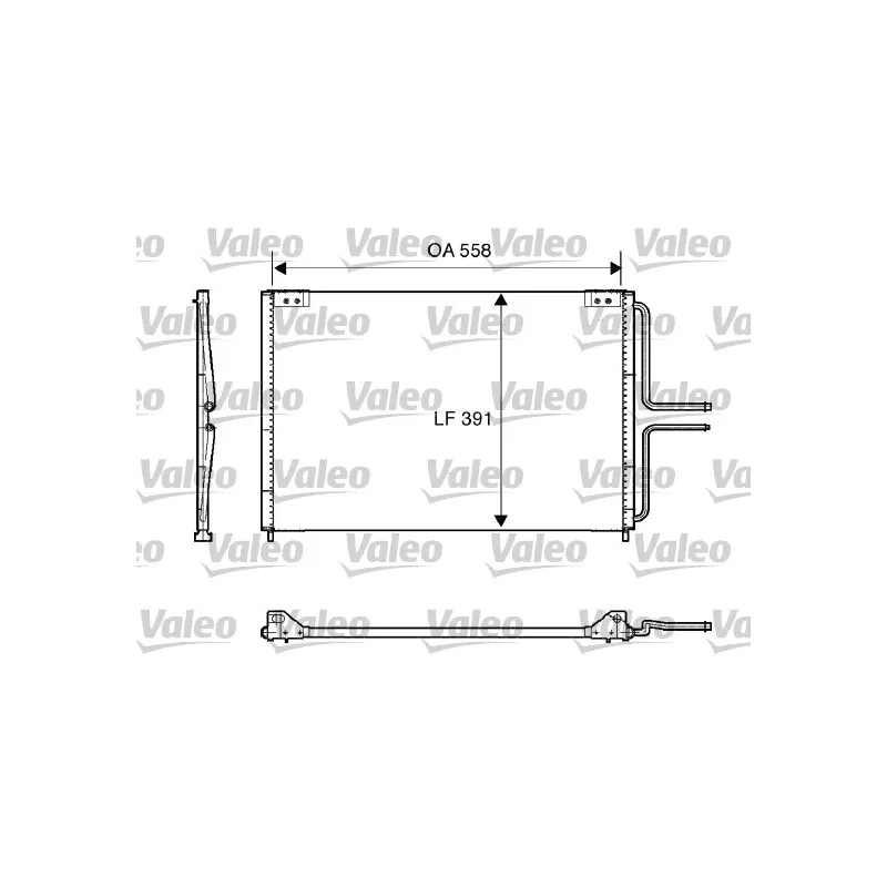 Condenseur, climatisation VALEO 816867