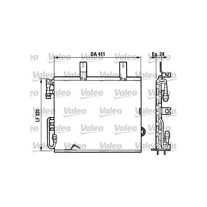 Condenseur, climatisation VALEO 816873