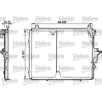 Condenseur, climatisation VALEO 816877