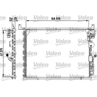 Condenseur, climatisation VALEO 816878