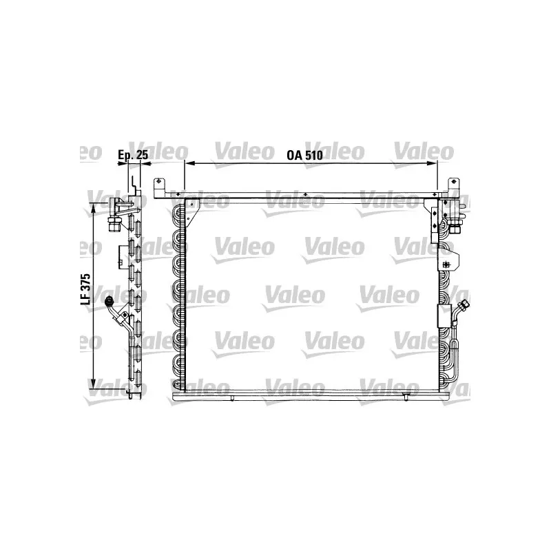 Condenseur, climatisation VALEO 816878