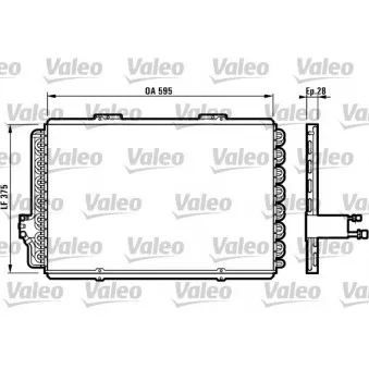 Condenseur, climatisation VALEO