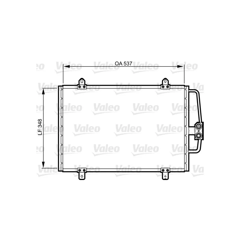 Condenseur, climatisation VALEO 816912