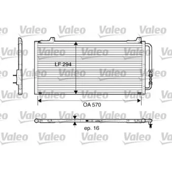 Condenseur, climatisation VALEO 816921