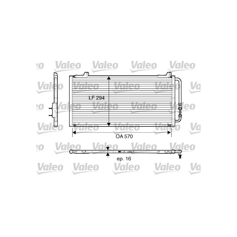 Condenseur, climatisation VALEO 816921