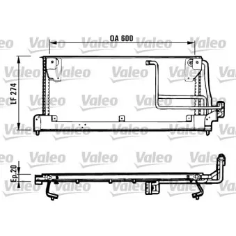 Condenseur, climatisation VALEO 816924