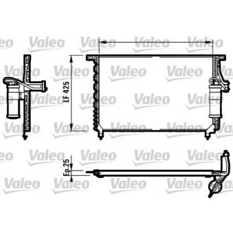 Condenseur, climatisation VALEO 816946