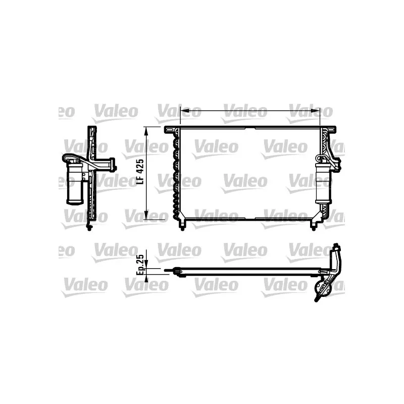 Condenseur, climatisation VALEO 816946