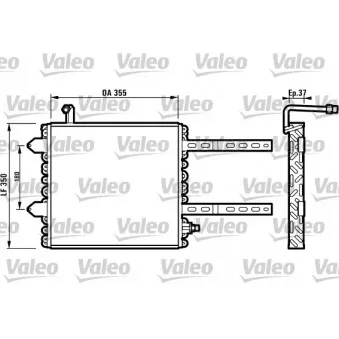 Condenseur, climatisation VALEO 816972