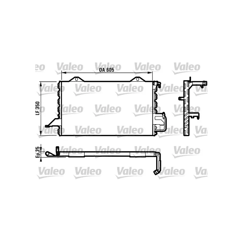 Condenseur, climatisation VALEO 816976