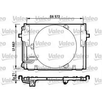 Condenseur, climatisation VALEO 816981