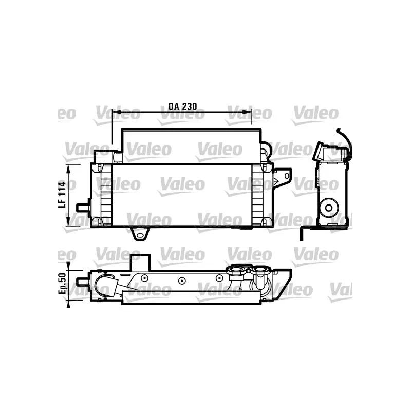 Radiateur d'huile VALEO 817001