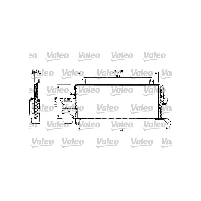 Condenseur, climatisation VALEO 817006