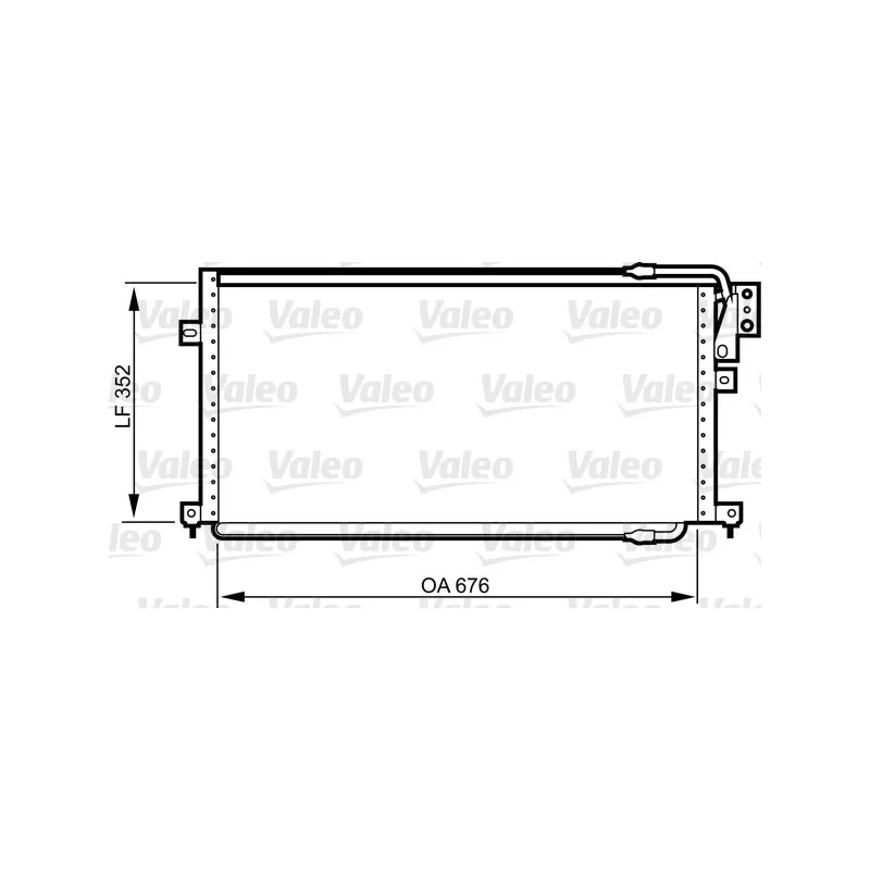 Condenseur, climatisation VALEO 817015