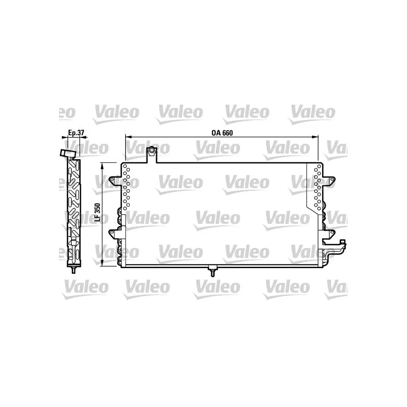 Condenseur, climatisation VALEO 817020