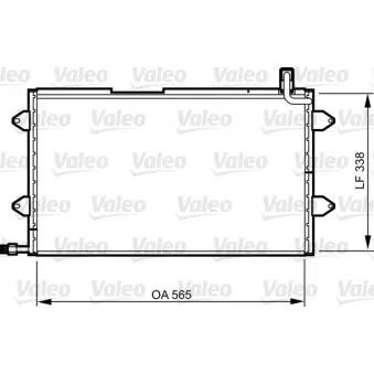 Condenseur, climatisation VALEO 817024