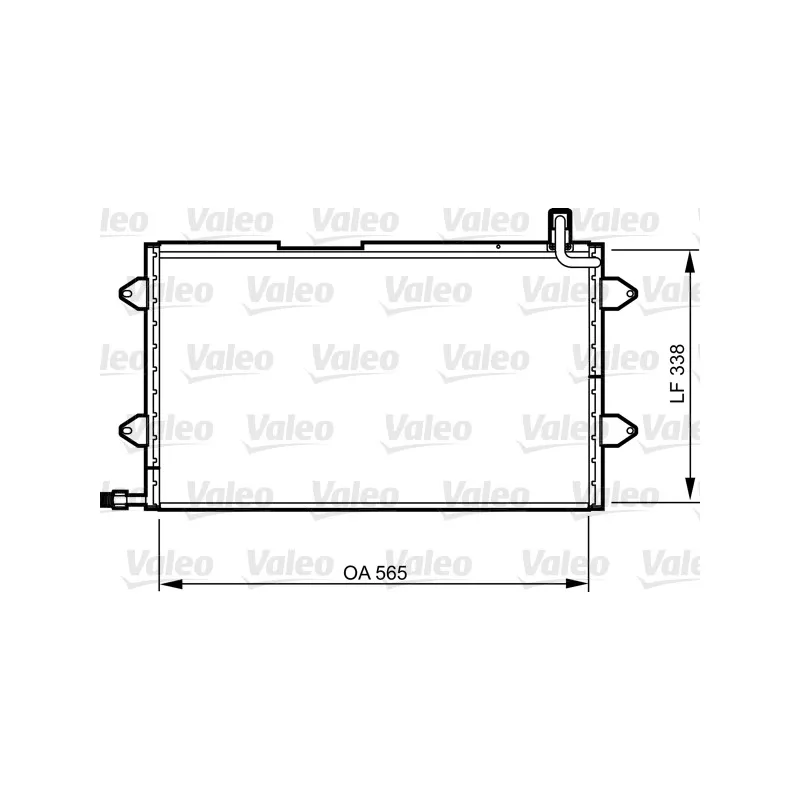 Condenseur, climatisation VALEO 817024