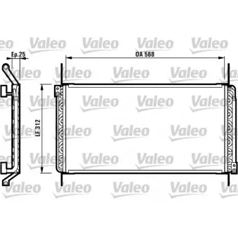 Condenseur, climatisation VALEO