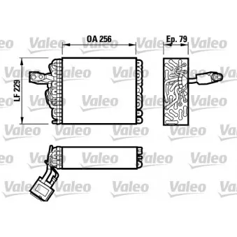 Evaporateur climatisation VALEO 817032