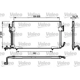 Condenseur, climatisation VALEO 817042