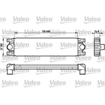 Intercooler, échangeur VALEO 817115