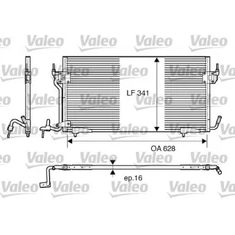 Condenseur, climatisation VALEO 817229