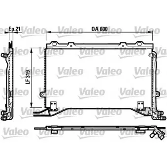 Condenseur, climatisation VALEO 817235