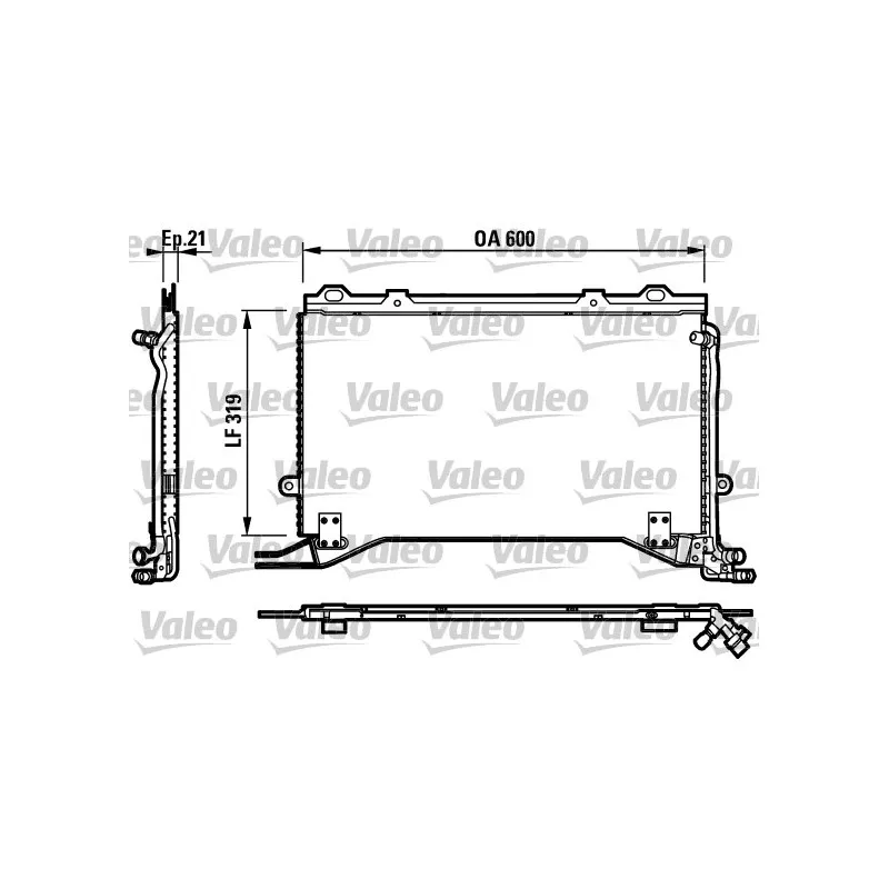 Condenseur, climatisation VALEO 817235