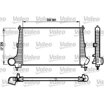 Intercooler, échangeur VALEO 817275