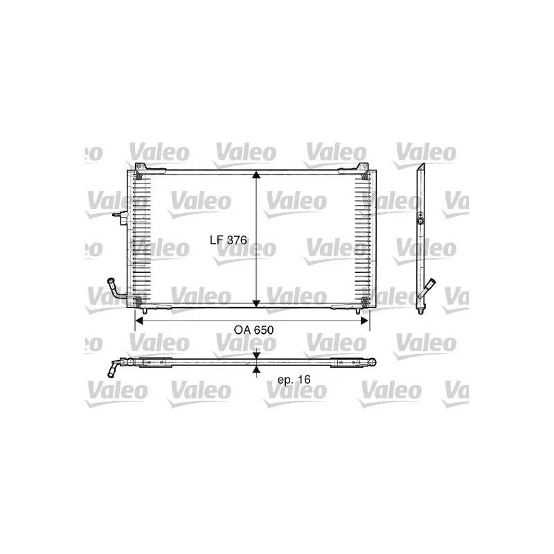 Condenseur, climatisation VALEO 817375