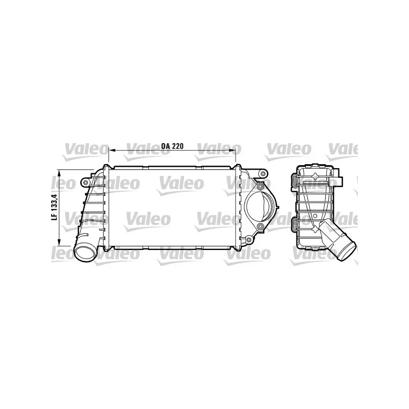 Intercooler, échangeur VALEO 817486