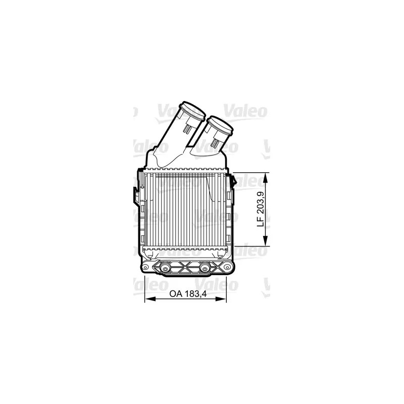 Intercooler, échangeur VALEO 817490