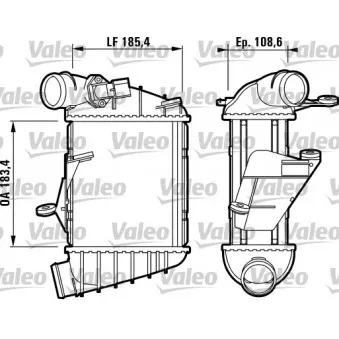 Intercooler, échangeur VALEO 817501