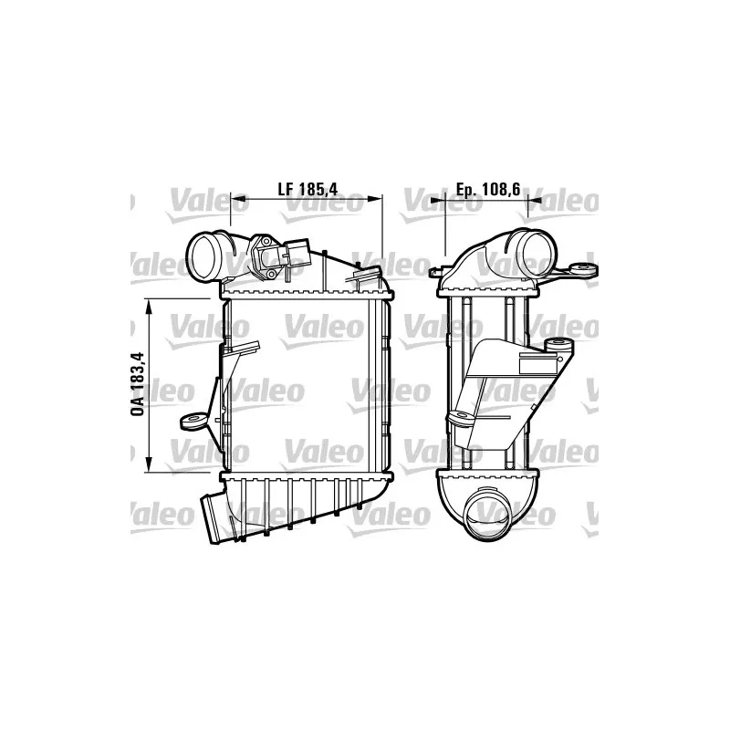 Intercooler, échangeur VALEO 817501