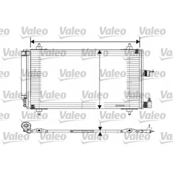 Condenseur, climatisation VALEO