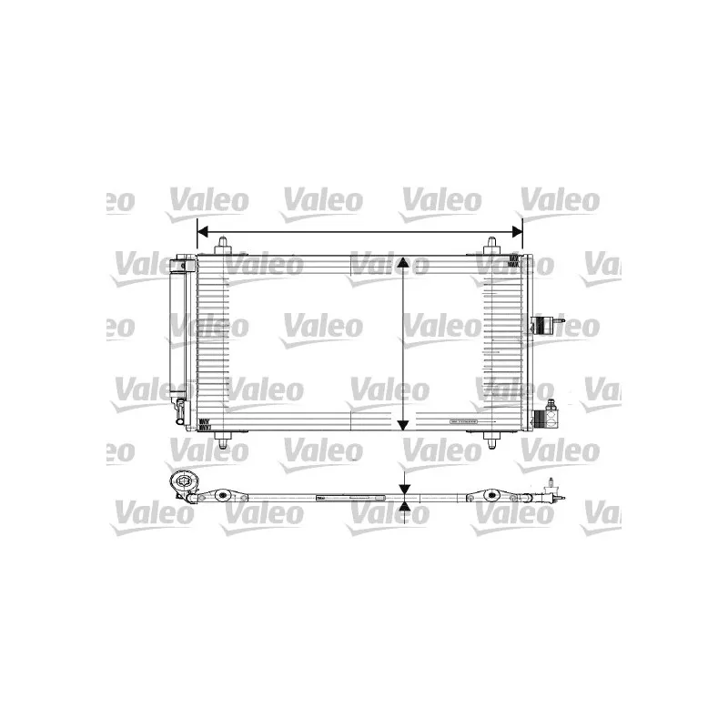 Condenseur, climatisation VALEO 817508