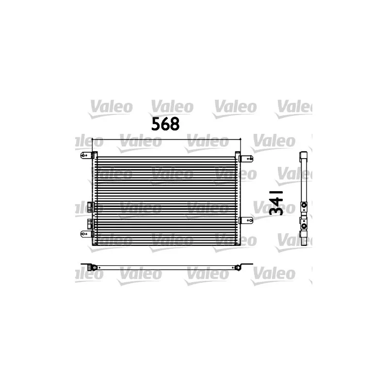 Condenseur, climatisation VALEO 817527