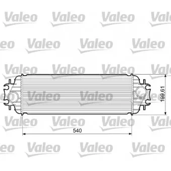 Intercooler, échangeur VALEO 817554