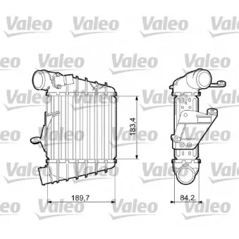 Intercooler, échangeur VALEO 817556