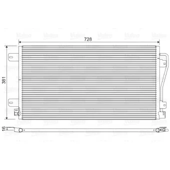 Condenseur, climatisation VALEO 817601